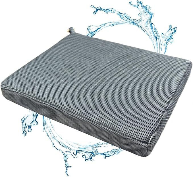 Gwremzlox，Shower Seat Cushion, Soft Chair Pad for Elderly Bathing，Easy to Clean & Quick Dry，Using 4D air Fiber Material，Suitable for Shower Seats, Bathtub Baths, Poolside Rest, Dressing Room Seats