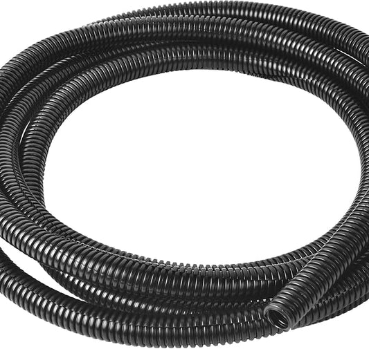 1/4 Inch Wire Loom Split Tubing - 50 ft Cord Protector Electric Wires Covers, Automotive Wire Flexible Conduit, Plastic Wire Cover