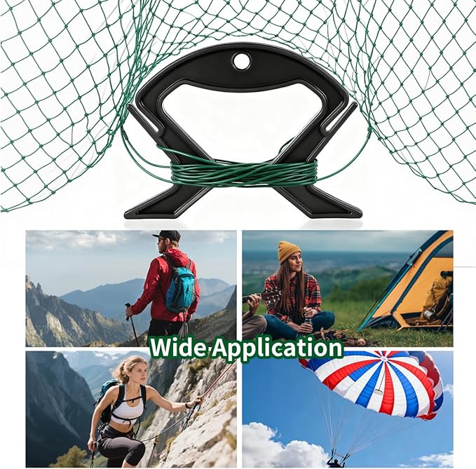 Garneck 10PCS Small Rope Winder: Black String Light Storage Reel Cord Reel Wire Storage Wrap for Extension Cord Holder Plastic Winding Clip for Home Office Garage Rv Workshop