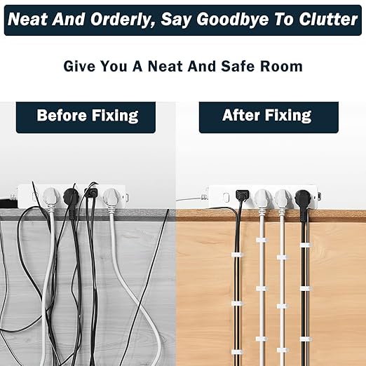 400 Pcs 8mm Cable Clips Nail in Cable Clips Flat Ethernet Cable Wall Clips Cable Tacks Coax Cable Clip Speaker Wire Clips Cable Nails for Cords Cat5/Cat5e/Cat6/Cat7 RJ45 Cord Clips