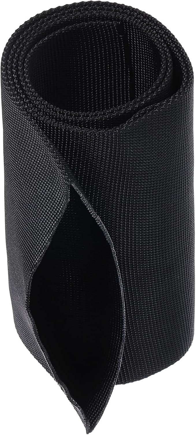 PATIKIL 3.1" Dia 3.3FT Nylon Protective Hose Sleeve, Cable Cover Sheath Protection for Welding Tig Torch Hydraulic Hose, Black