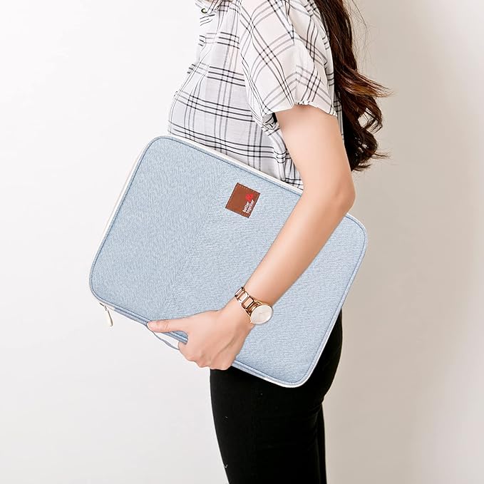 Lanola A4 Document Bags Portfolio Waterproof Business File Holder Travel Gear Organizer Electronics Accessories Bag