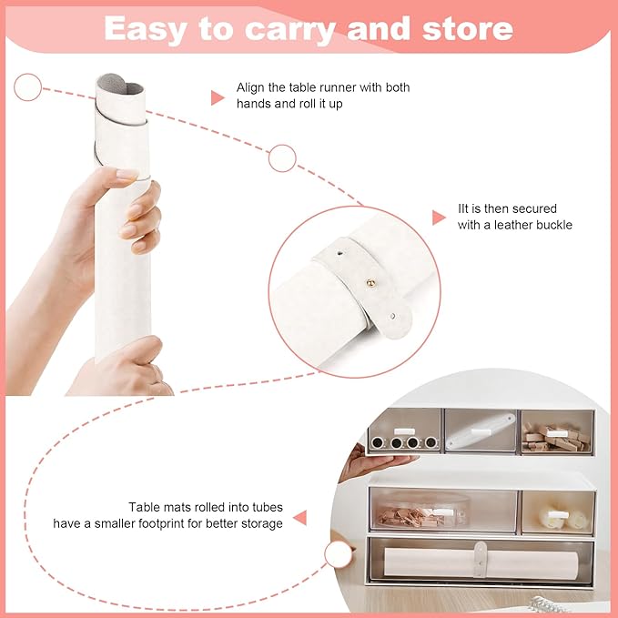Foldable Nail Art Table Mat, Waterproof PU Leather Desk Mat for Manicure, Non-Slip Protective Pad for Nail Tech Salon Home, Portable and Easy Clean (White, 60x30cm)（Hand Rest Cushion not Included. ）