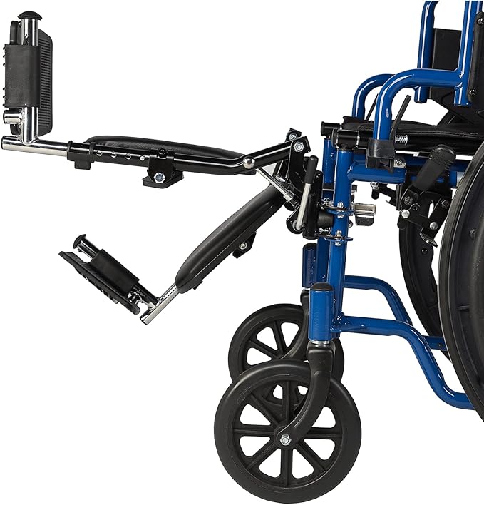Wheelchair Elevating Legrests ，Composite Footplates with Padded Calf Supports,for Standard Wheelchairs,1 Pair