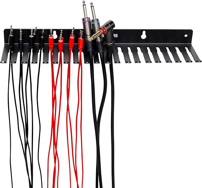 Gator Frameworks Wall Mountable Cable Hanger and Organizer with 19 Cable Slots, Ranges from 5-9mm Spaces (GFW-CABLEHANGER)