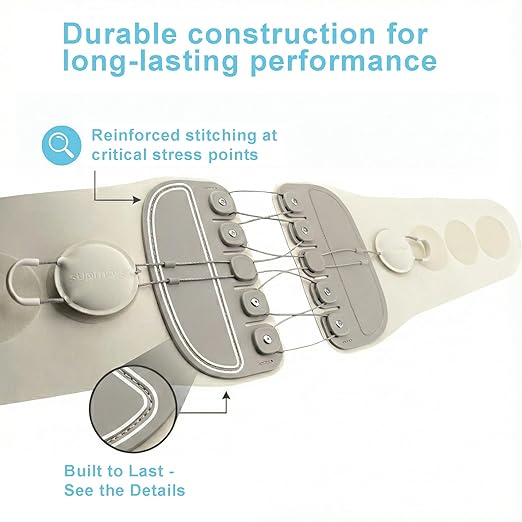 Adjustable Lumbar Support Back Brace with Dual Pulley System – Posture and Spine Support,Pelvic & Hip Support,Lower Back Belt for Daily Support, Sitting, Standing, Work & Light Lifting – Unisex，28"-48"