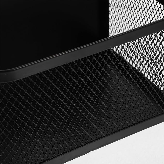 STOBAZA Clamp-on Desk Drawer Organizer, under Desk Cable Management Tray for Office Workspace, Desktop Storage Basket Clamp Mount for Cord and Cable Organization