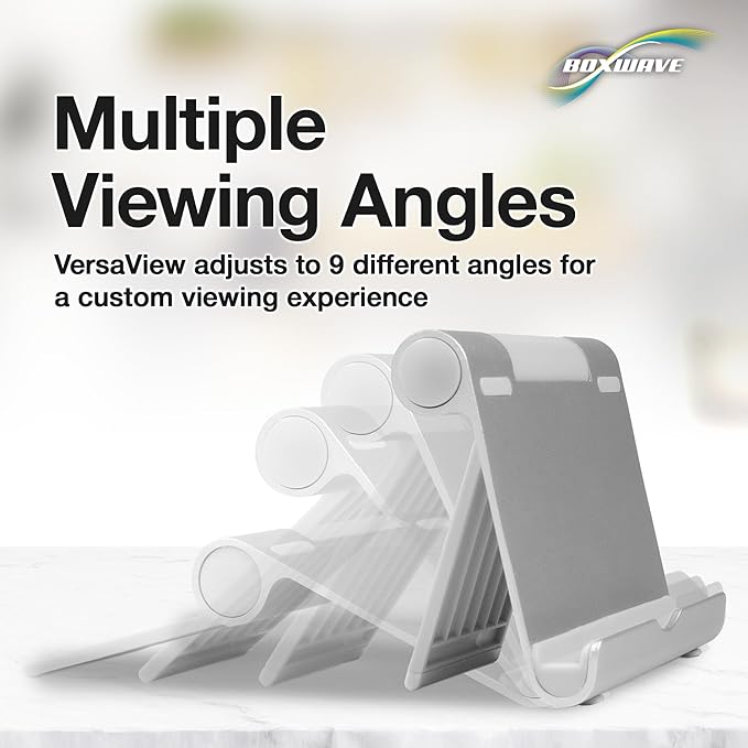 BoxWave Stand and Mount Compatible with ARZOPA Portable Monitor S1 Table (15.6 in) - VersaView Aluminum Stand, Portable, Multi Angle Viewing Sturdy