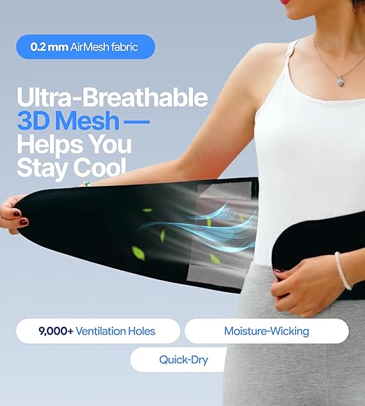 Plus Size Ultra Thin Back Brace for Men & Women - Supportive Lower Back Pain Relief with Breathable Dual-Tension Straps & Industrial Grip for Sciatica, Scoliosis, Herniated Disc, 3XL