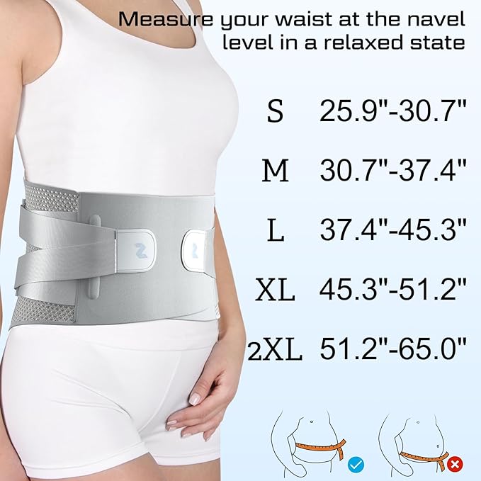 NEENCA Back Brace for Lower Back Pain Relief with Bionic Support System, Adjustable Lumbar Support Belt for Men & Women with Lumbar Pad, Soft Breathable Mesh for Herniated Disc, Sciatica, Scoliosis...