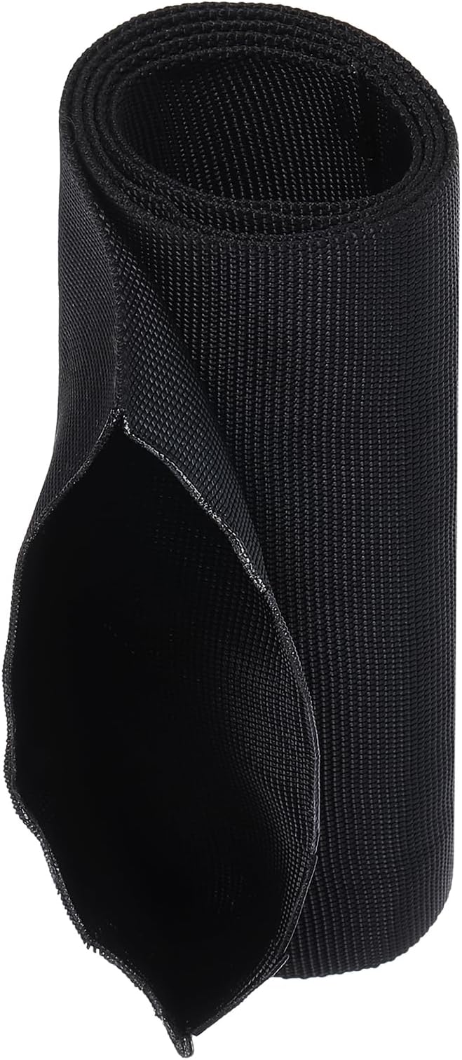 PATIKIL 4.3" Dia 3.3FT Nylon Protective Hose Sleeve, Cable Cover Sheath Protection for Welding Tig Torch Hydraulic Hose, Black