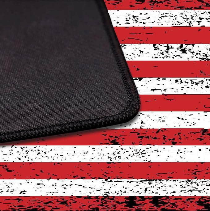 American Flag Extended Office Desk Pad Protector Computer Home Desk Game Decoration Large Mouse Pad 35.4X15.7 Inches