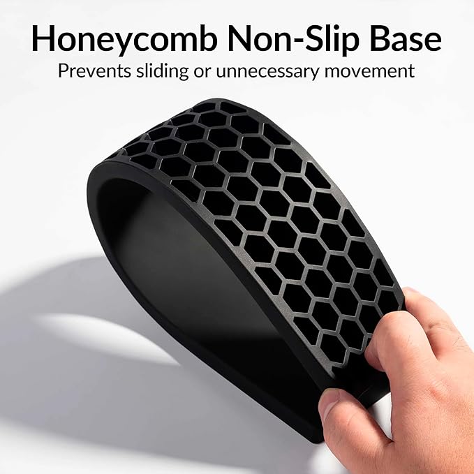 Ergonomic Silicone Wrist Rest for Keychron K12 / Q4 / Q60 / Q60 Max / Q4 Pro / Q4 HE / V4 / V4 Max, 12.04" Honeycomb Non-Slip Palm Rest, 60% Compact Mechanical Keyboard Support with Typing Pain Relief