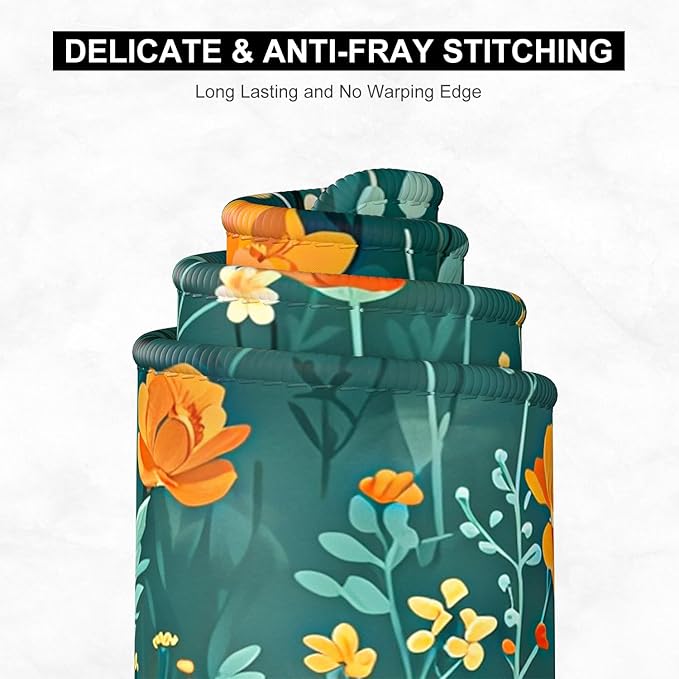 Desk Pad, 32" x 16" XXXL Extended Large Gaming Mouse Pad, Desktop Decor Desk Mat, Men Women Office Supplies and Accessories, Cute Anime Mouse Mat for Laptop & Keyboard, Colorful Flowers