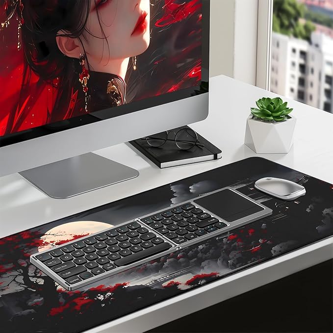 FreeNook Mouse Pad Gaming Mousepad,Large Mousepads for Keyboard and Mouse with Non-Slip Rubber Base,Suitable for School,Office,Home,31.5 x 15.7 Inch