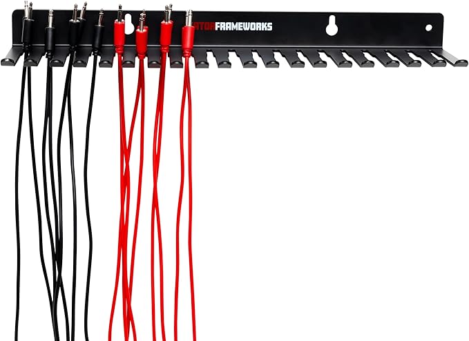 Gator Frameworks Wall Mountable Cable Hanger and Organizer with 19 Cable Slots, Ranges from 5-9mm Spaces (GFW-CABLEHANGER)