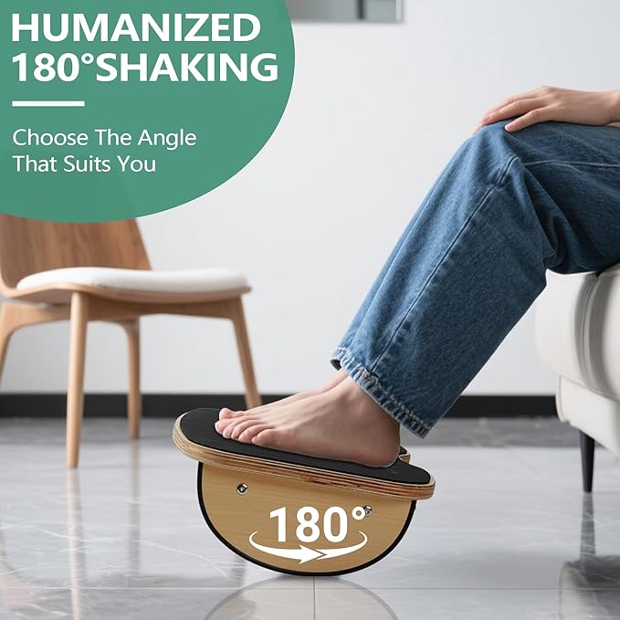 Under Desk Footrest for Office, Ergonomic Foot Rest for Under Desk at Work, Wood Foot Stool to Teacher Supplies, Student Gifts, Doctors Office Accessories