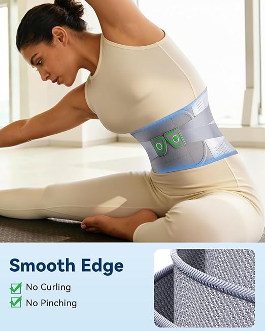 Medical-Grade Back Brace for Women Lower Back Pain Relief [Ultra Breathable & Stronger Support] Back Support Brace with Adjustable Strap System - Back Support Belt for Herniated Disc, Sciatica, Arthritis,Scoliosis