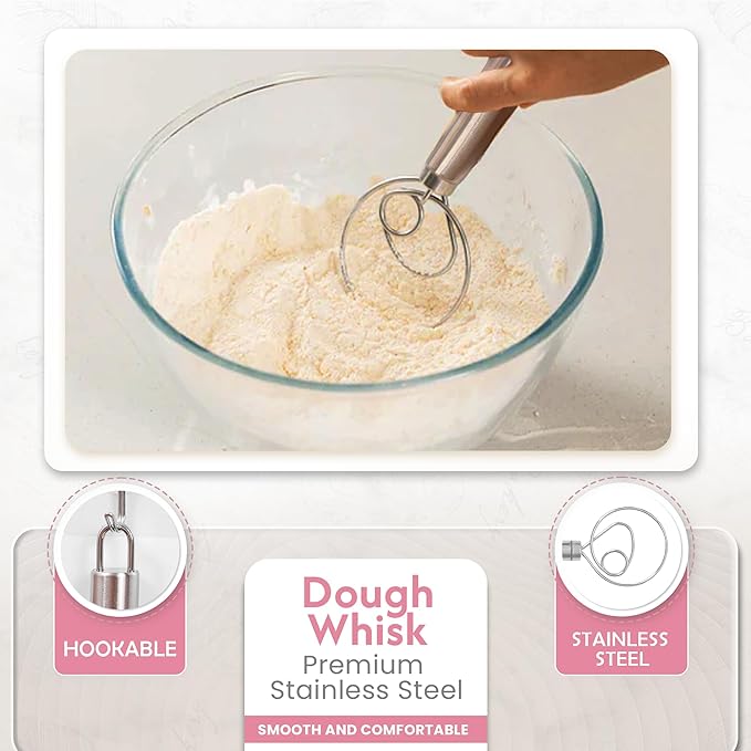 Sourdough Starter Kit, Sourdough Bread Baking Supplies Bread Making Tools and Kit, Sourdough Proofing Basket, Bread Proofing Basket,Gifts for Bakers For sourdough starter kit beginners