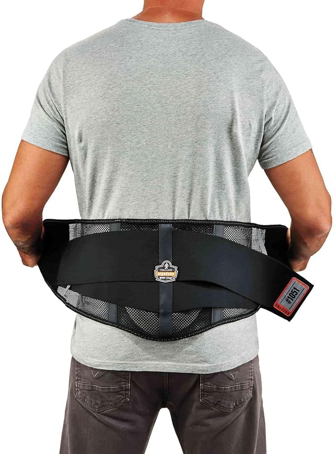 Ergodyne ProFlex 1051 Mesh Back Support, XX-Large, Black