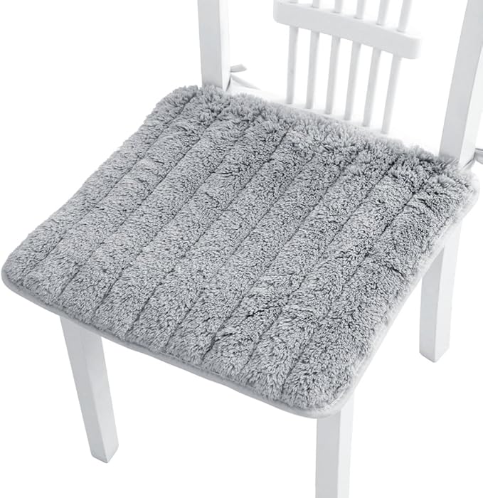 Chair Cushion Nonslip Seat Pad Soft Plush Thick Computer Chair Cushion Cover Folding Pad for Car Home Office Dining Room Indoor Outdoor Kitchen Outside Desk