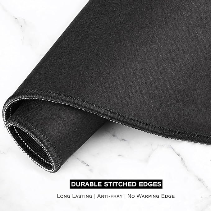 Auhoahsil Large Mouse Pad, XXL Gaming Mousepad, Desk Mat for Desktop, Thick Rubber, Big & Long Size, Stitched Edges, Full Desk Pad for Laptop & Computer, Extended 31.5 x 11.8 in, Silent Night Sky