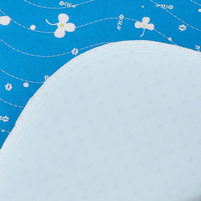 HouseVibe Wheelchair Cushion Seat Pad Ergonomic Breathable Waterproof Non-Slip 17.72x17.72inch Flower Design for Seniors Adults Elderly Patients
