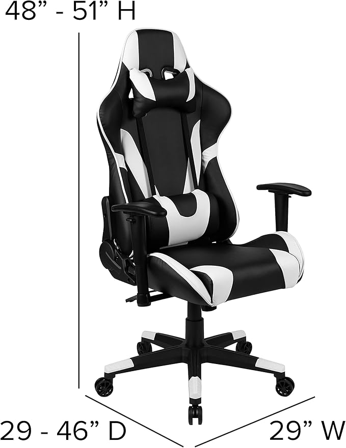 EMMA + OLIVER Black/Gaming Desk Bundle - Cup/Headset Holder/Mouse Pad Top