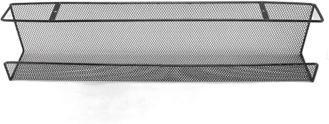 GLOGLOW Under Desk Cable Management Tray, Metal Wire Organizer with No Drill Design for Organizing Extension Cords At Home Office or Kitchen (Small Size)