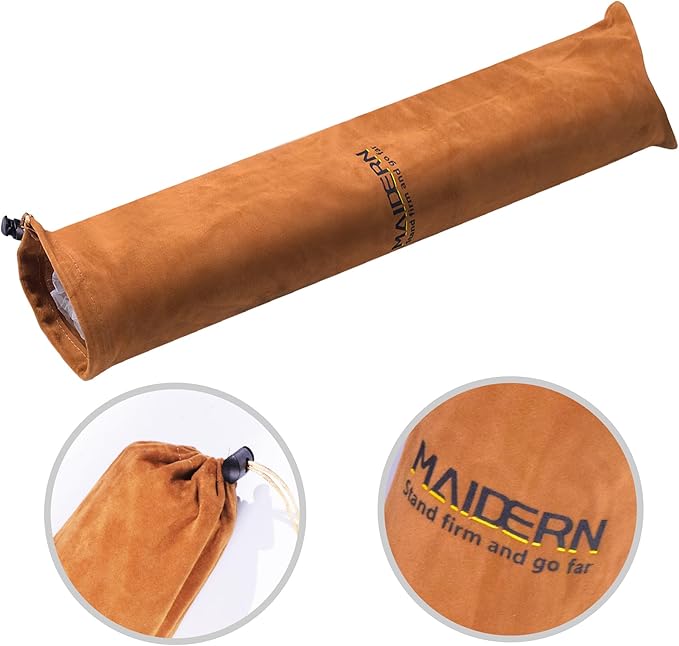 MAIDERN 40" x 16" Reversible XXL Cork & Leather Desk Pad, Full Desk Mat Protector for Gaming Home Office (Cream)