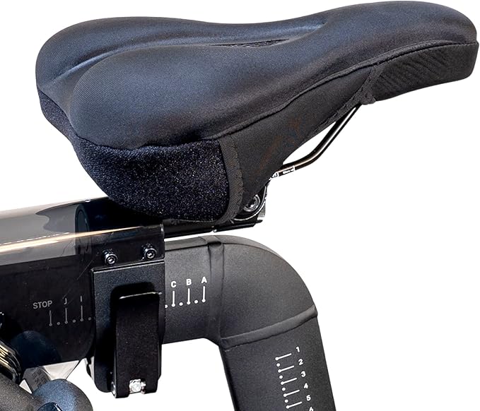 Padded Seat Cover for All Peloton Bikes and Cross Training Bike & Bike+ - Gel Seat Cushion, Ultimate Comfort for Men & Women, Accessories for Peloton Bikes