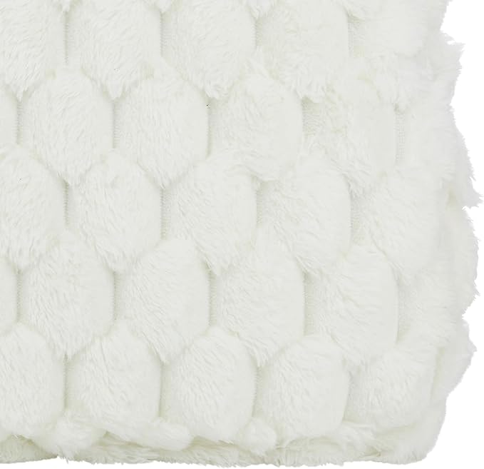 Klear Vu Raindrop The Gripper Non Slip Chair Cushions, Soft & Comfortable Seat Pad, Sitting Pillow for Kitchen, Dining or Office, 8 Count (Pack of 1), Podcast White