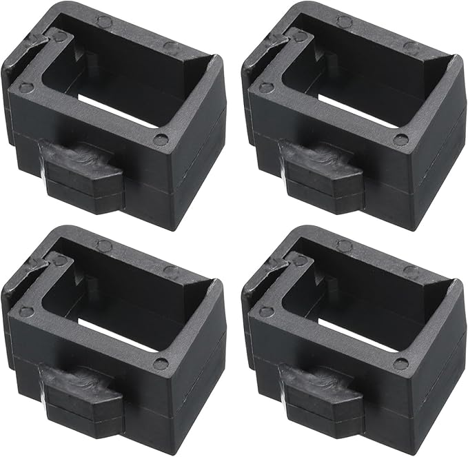 MECCANIXITY 4Pcs Single Slot Flat Cable Clamp 8, 13.5mm Mount Slot Width Wire Holder ABS for 30 Series European Standard Aluminum Extrusion