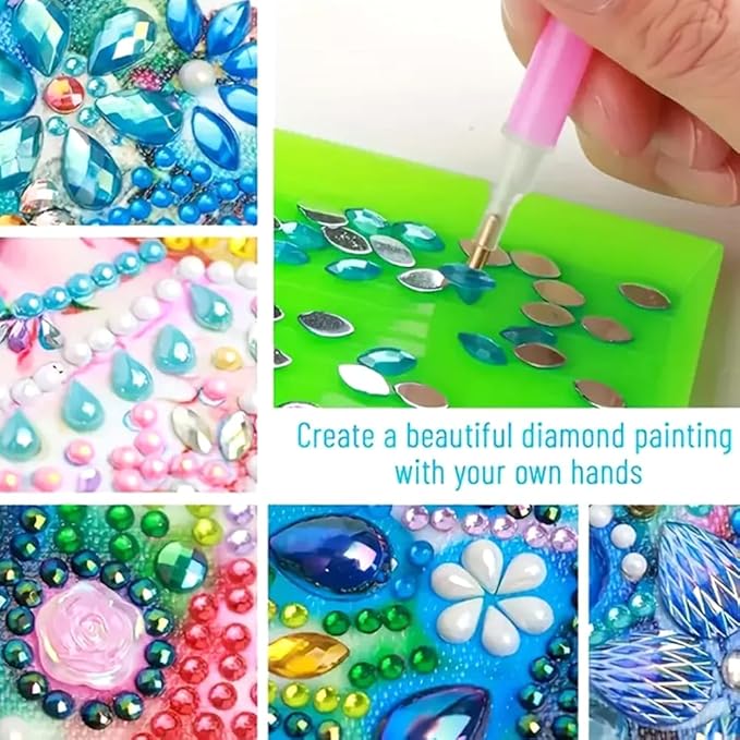 Generic Bird Painting Memo Pad Holder with 160 Sheets of Paper for DIY Art Craft