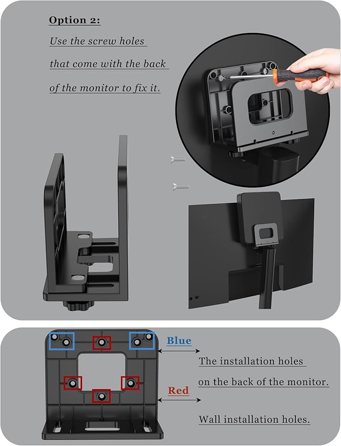 Adjustable Wall Mount Shelf Holder for Mini pc, WiFi Router, Modem, Universal Cable Box Mount Fit for Mac mini, TV Box, Media Players and Other Devices with Thickness Up to 65 mm (Black)