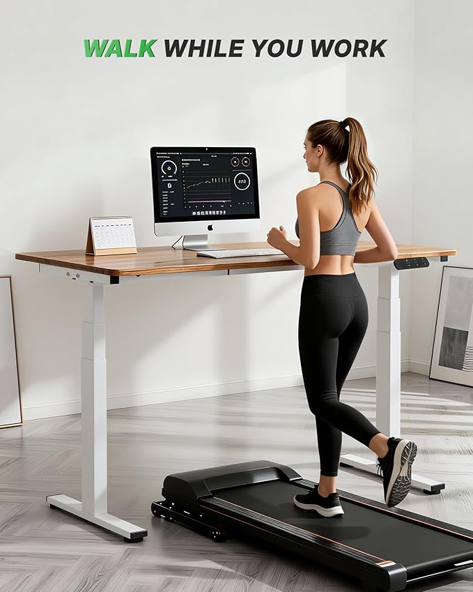 TOPSKY Dual Motor 3-Stage Standing Desk Frame, Electric Height Adjustable Sit Stand Desk Legs for DIY Table Tops up to 80” x 31.5”, 300 lb Heavy Duty Capacity with Memory Controller, White Frame Only
