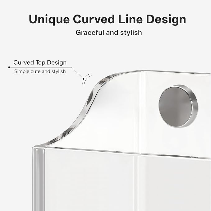 HBlife Magnetic Dry Erase Marker Holder Set for Whiteboard, Non-slip Magnet Acrylic Pen Pencil Holder for Refrigerator Fridge, Locker Organizer Accessories for School Classroom Office Home