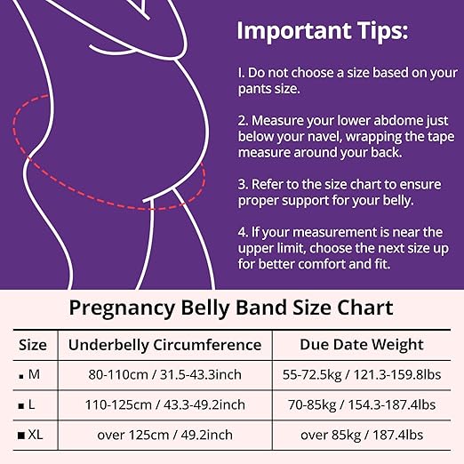 Maternity Belly Band with Back Support – Over-the-Shoulder Pregnancy Support Belt with Lumbar Support, Breathable Mesh Design, Strong Adjustable Hook & Loop Straps, No Digging Comfort for All-Day Wear (Beige-Pro, X-Large（187LB+）)
