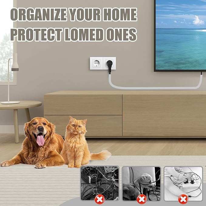 Cord Wall Cover, 39in Self-Adhesive Wire Covers for Cords on Wall, Extension Cable Hider for Floor, Mounted Tv, Home and Office Cavity 0.63" Wx0.31 H