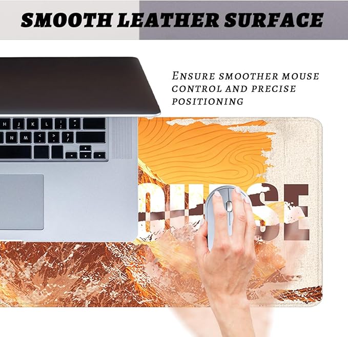 Stay The Course Gaming Mouse Pad Mountain Motivation Mousepad XL Large Gaming Mouse Pad Laptop Keyboard Mat Desk Pad Office Computer Keyboard Laptop 31.5"x11.8"