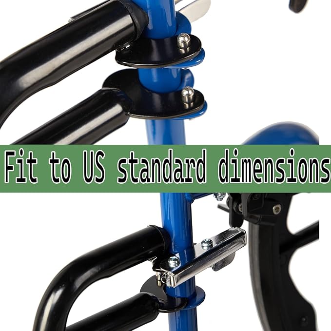 Wheelchair Elevating Legrests ，Composite Footplates with Padded Calf Supports,for Standard Wheelchairs,1 Pair