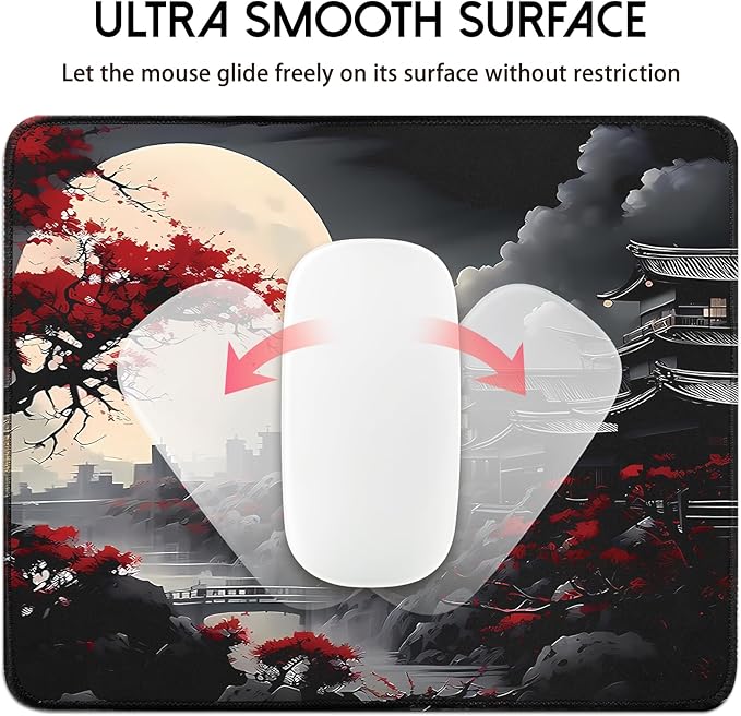 FreeNook Mouse Pad Gaming Mousepad,Small Mousepads for Keyboard and Mouse with Non-Slip Rubber Base,Suitable for School,Office,Home,10.2 x 8.3 Inch