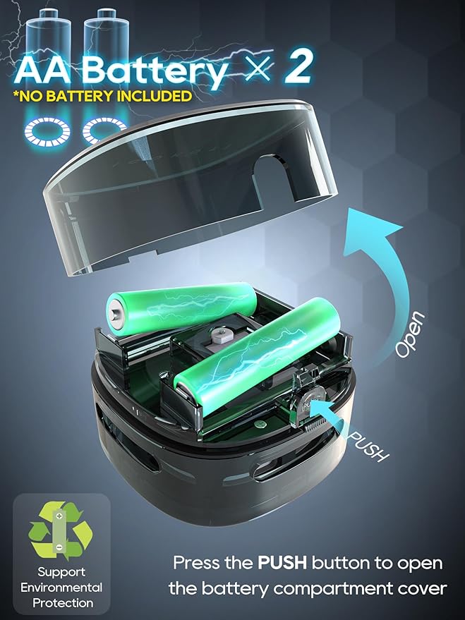 IGOKOTI Desk Vacuum Cleaner (New Black, Exclude Battery)