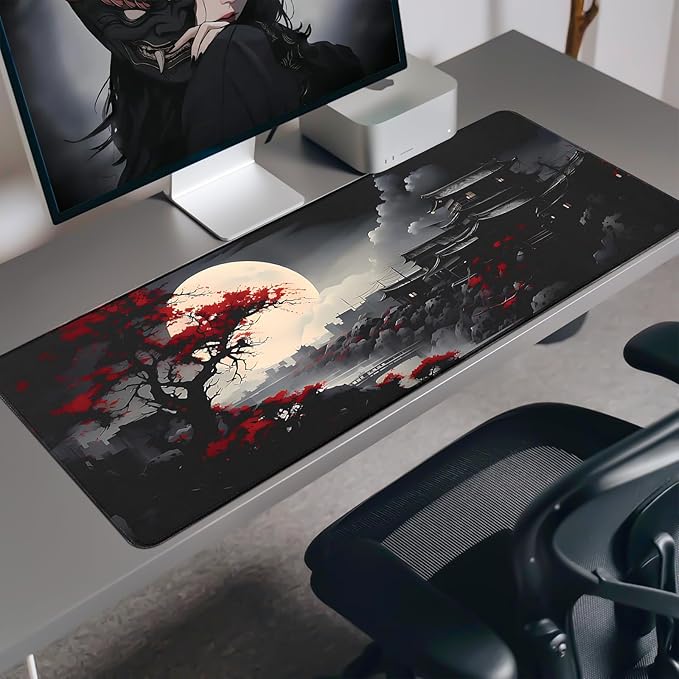 FreeNook Mouse Pad Gaming Mousepad,Large Mousepads for Keyboard and Mouse with Non-Slip Rubber Base,Suitable for School,Office,Home,35.4 x 15.7 Inch
