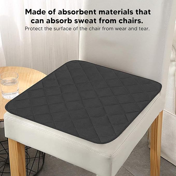 Chair Cushion 39x39cm Non Slip Absorbent Seat Padding Comfortable Cotton Cushion for Home Office Pet Sofa Wheelchair