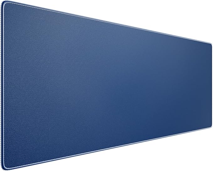 Reniteco Waterproof Large Gaming Mouse Pad with Durable Stitched Edges, Non-Slip Rubber Base, Grainy Jacquard Mouse Mat Desk Pad for Home Office Gaming, 35.4''x15.7''x0.12'', Matte Gray