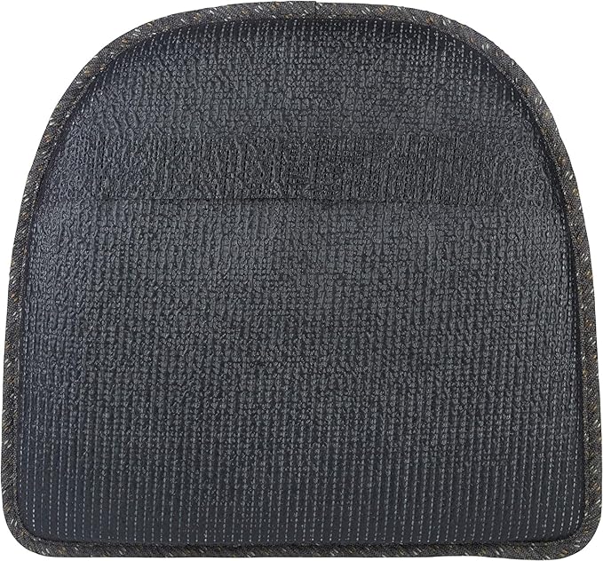 Klear Vu Raindrop The Gripper Non Slip Chair Cushions, Soft & Comfortable Seat Pad, Sitting Pillow for Kitchen, Dining or Office, 8 Count (Pack of 1), 04 Gray