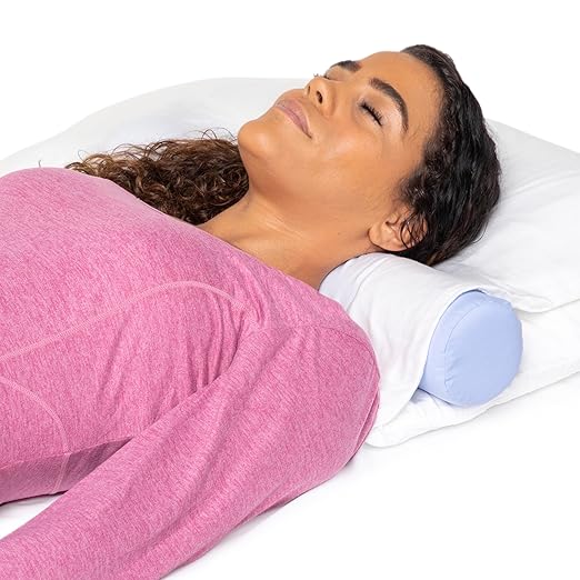 OPTP The Original McKenzie Cervical Roll, 20" Neck Support Pillow to Relieve Neck and Back Pain - Round Pillow for Improved Sleeping Support and Cervical Pain Relief - Made in The USA
