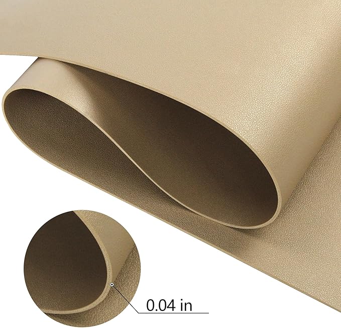 HofferRuffer Desk Pad, Office Desk Protector Mat, Waterproof Desk Mat for Desktop, Dual Side Use Faux Leather Desk Pad for Keyboard and Mouse for Office and Home (Gold, 36" x 17")