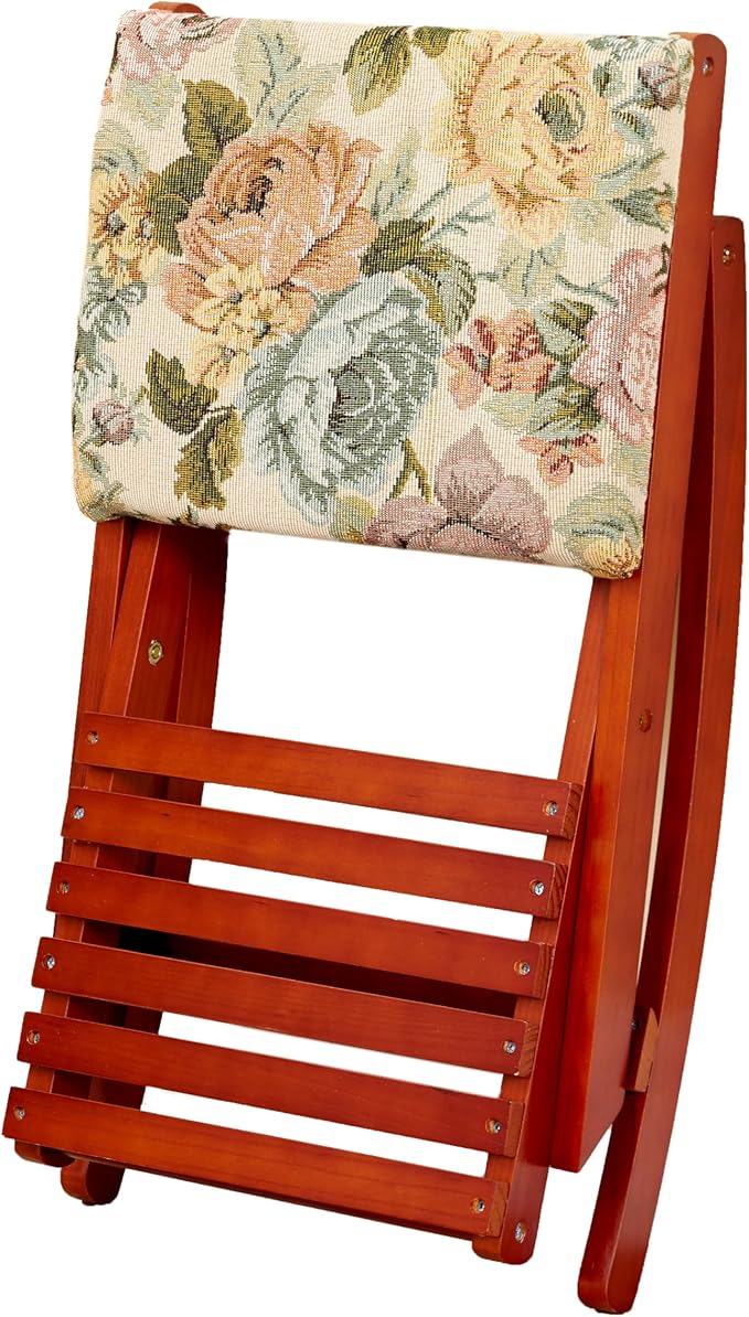 The Lakeside Collection Foldable Upholstered Rocking Footrests - Floral